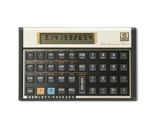HP 12C Calculator 30th Anniversary Edition